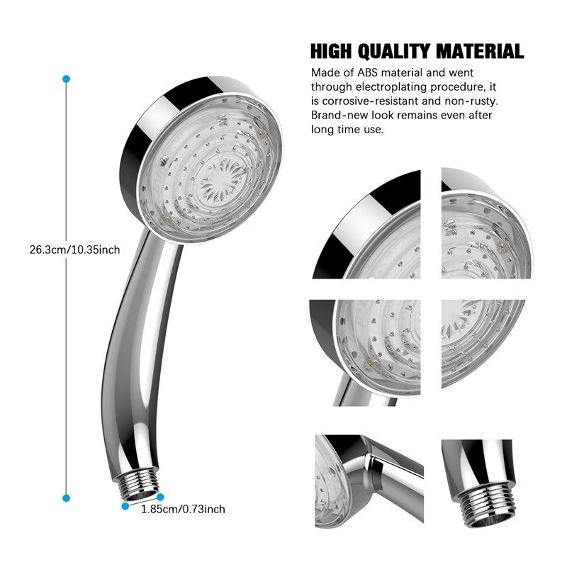 Color Changing Shower Head Led Light Glowing Automatic 7 Col_虎窝淘