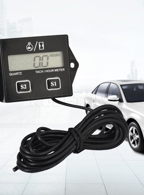 Digital LCD Display For Spark Plugs Engine Tachometer