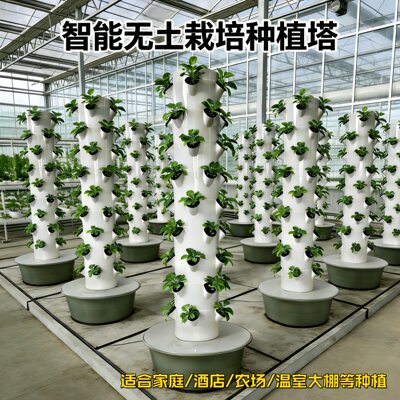 水培种植塔蔬菜种植机学校科普教育垂直种菜立柱无土栽培设备跨境
