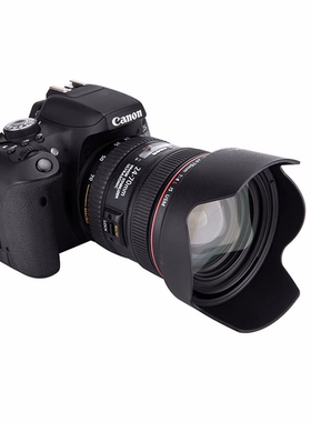 EW-83L遮光罩适用于佳能镜头24-70mm f4L 5D4 5D3镜头配件77mm