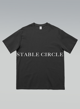 STABLE CIRCLE 25ss 老钱风轻奢双面纯色短袖 Old Money基础T恤