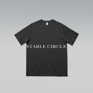 STABLE CIRCLE 25ss 老钱风轻奢双面纯色短袖 Old Money基础T恤