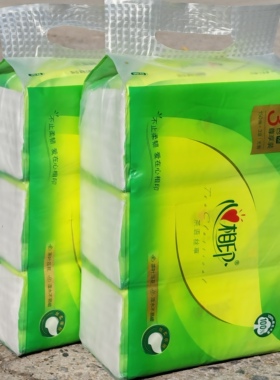 心相印茶语丝享抽纸M码家庭装面巾纸大包161*190大尺寸餐巾纸批发