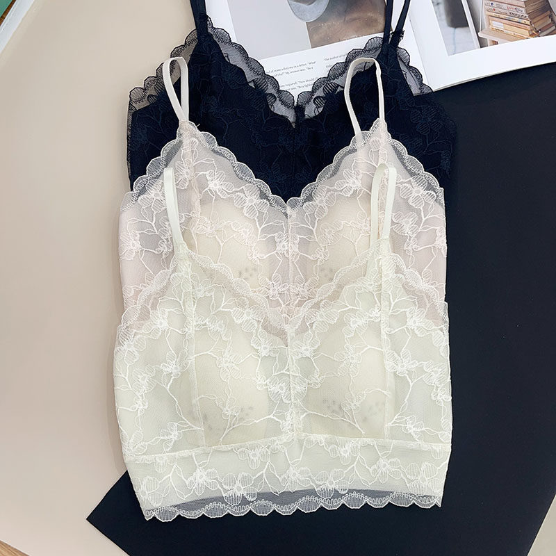 超薄兔耳杯美背内衣女蕾丝性感抹胸聚拢大胸显小透气背心无痕文胸,女士内衣/男士内衣/家居服,抹胸,淘宝优惠券,粉丝福利购,淘宝优惠卷
