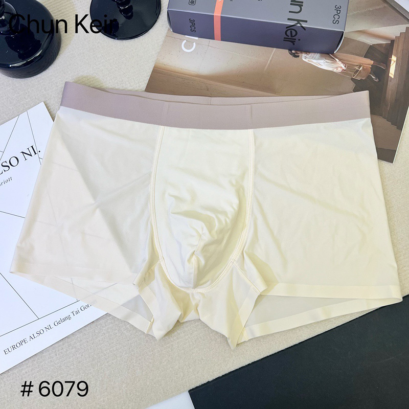 魅丽翘6079冰丝男透气底裆平角裤