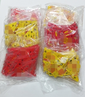 三角卡三角形塑封随身携带三角吉祥平安小卡片200个可放手机壳