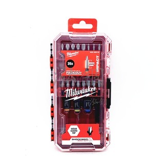 milwaukee美沃奇电钻批头套装钻头组套一字十字星型组合35件套