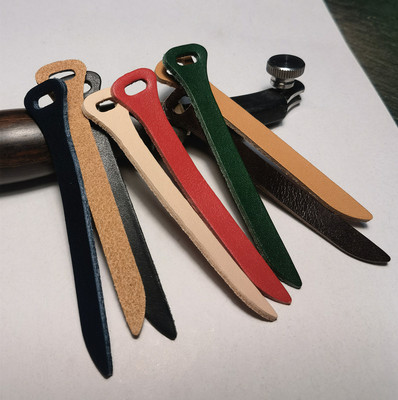 真皮拉链头头层牛皮拉链拉片