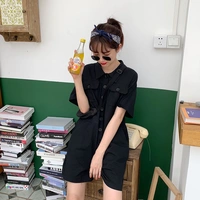 Trang phục công sở jumpsuit nữ mùa hè phiên bản Hàn Quốc của quần âu giản dị buông xòe rộng chân hoang dã quần short mỏng thủy triều - Quần short quần short ren nữ đẹp