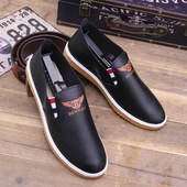 春秋板鞋 男透气日常休闲工装 鞋 2025新款 工作鞋 休闲鞋 百搭皮鞋 男士