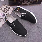 春秋季 鞋 男透气布鞋 2025新款 懒人鞋 休闲鞋 百搭板鞋 男士