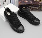 男韩版 透气帆布鞋 潮男士 休闲板鞋 夏季 系带百搭防滑工作鞋 男鞋