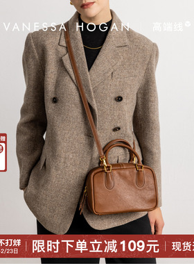 VH女包糯糯吐司包头层植鞣牛皮日常通勤单肩包百搭休闲手提斜挎包
