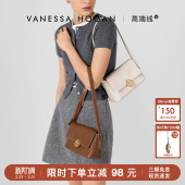 VH女包枝禾休闲小包春夏百搭通勤头层植鞣牛皮小众斜挎手提单肩包