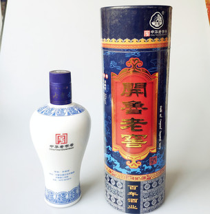 发货地通辽地产酒百年酒业开鲁老窖老白干浓香型52度白酒礼盒450m