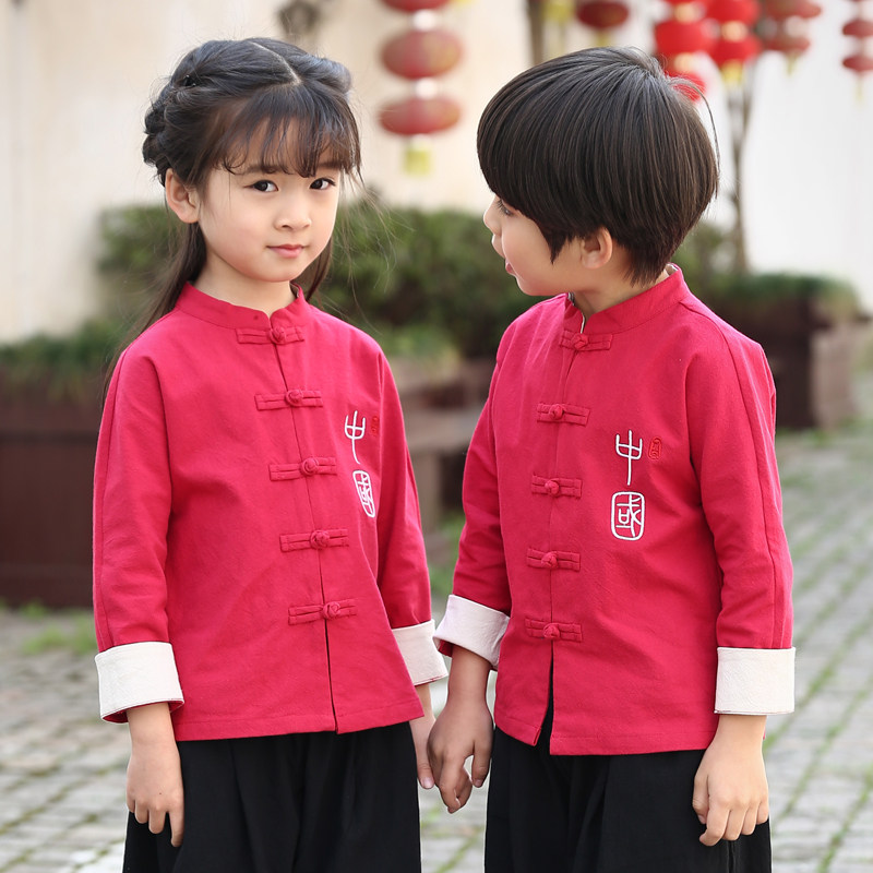 儿童汉服秋装中国风童