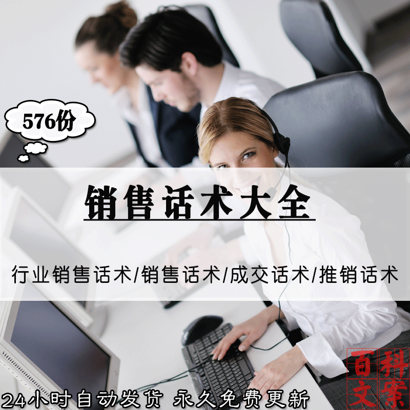 中小企业公司销售话术大全行业成交营销推销话术技巧PPT案例资料