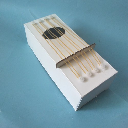diy四弦琴声音手工课科技小制作