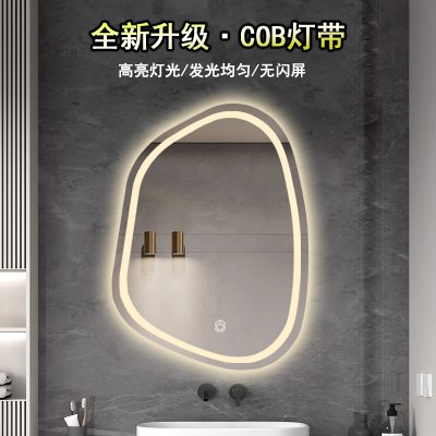 异形网红led智能浴室镜化妆镜子