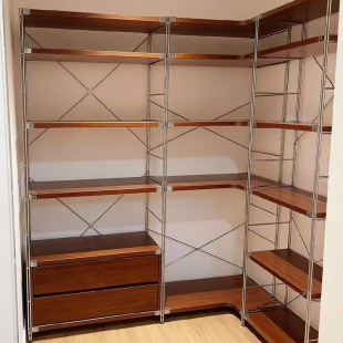 定制L型八百库置物架家用储藏室杂物间置物架阳台多层落地L展示架