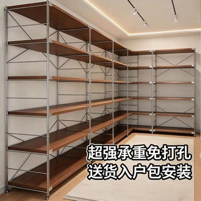 家用L型落地防潮免安装置物架