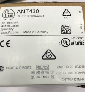 IFM 正品 现货 易福门ANT430全新原装