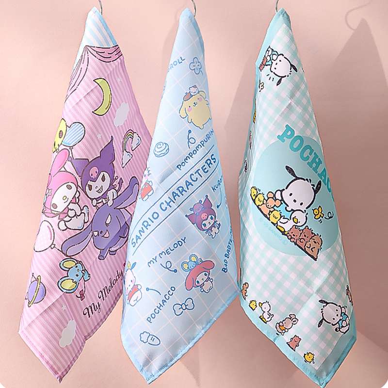 三丽鸥儿童专用手帕幼儿园擦汗手