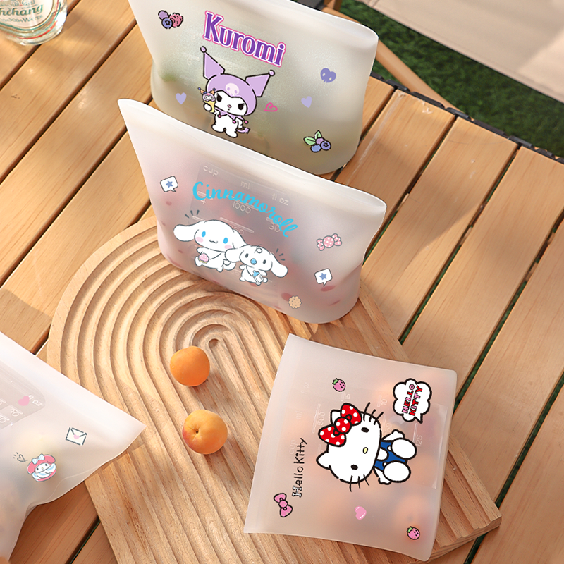 水果外带硅胶便当盒袋