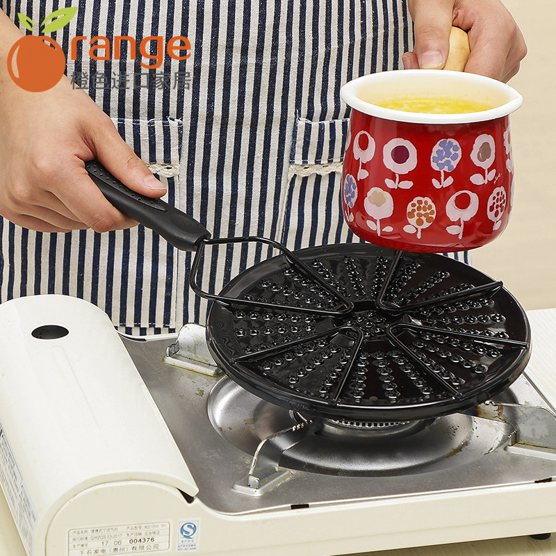 日本家用燃气炉灶小锅支架托板搪瓷导热盘防烧黑导热垫厨房炉灶架|msdalam kategori dapur/memasak Appliances, memasak Appliances, lain - dari Buy2taobao.com untuk memberikan perkhidmatan ejen Taobao profesional membeli