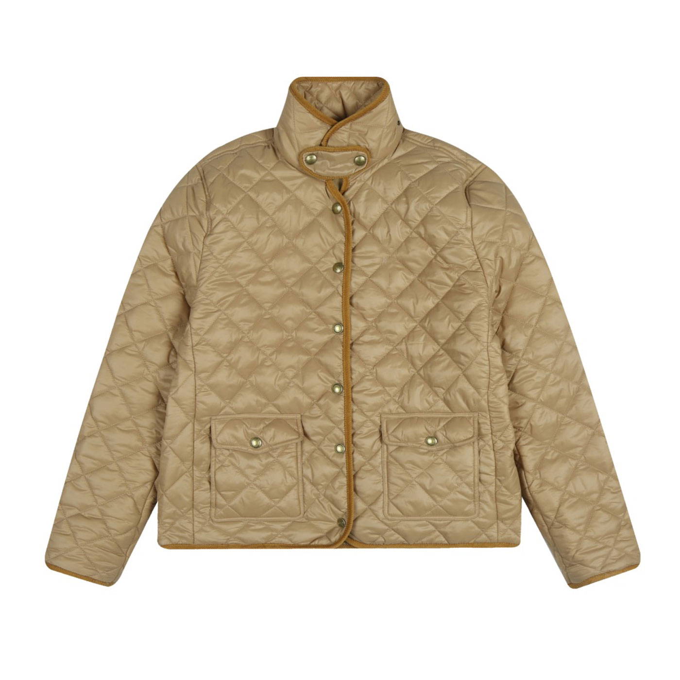 2026菱格绗缝女轻薄显瘦棉服