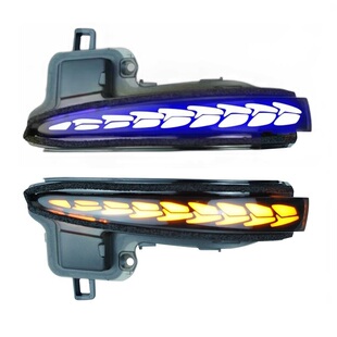 适用于赛那SIENNA埃尔法RAV4陆放后视镜流水转向日行灯照地迎宾灯