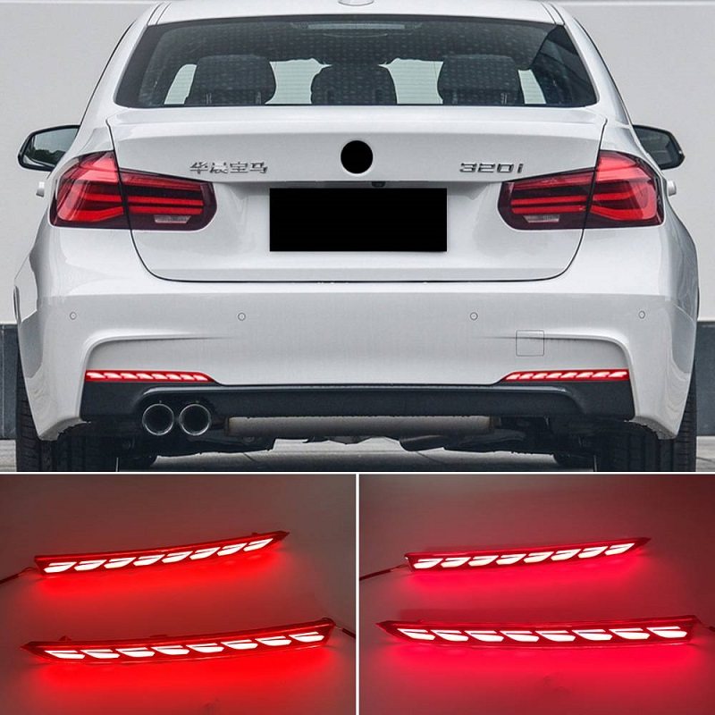 适用宝马3系后杠灯14-20款320i/328i/330Li M后杠灯F30 F35转向灯