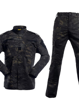 MCBK迷彩ACU版型 暗夜黑色 MultiCam迷彩套服 复刻外军 二代