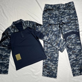 速干面料战术蛙服 套装 海洋数码 NWU蛙皮GEN3蛙服军迷户外弹性长袖