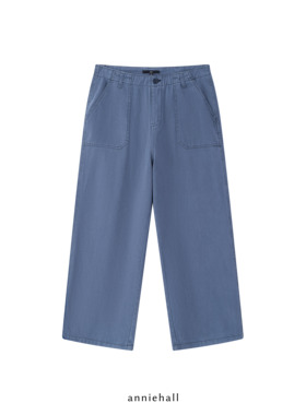 Anniehall25ss French work pants 水洗法工裤宽松做旧复古工装裤