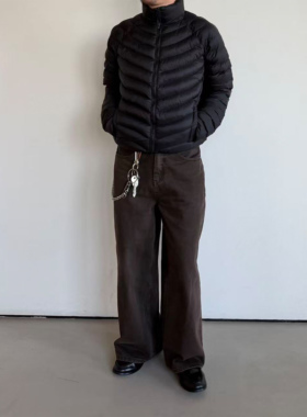 Anniehall25fw V-shaped  V字型龟背排骨加厚立领棉服