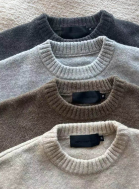 anniehall23fw wool sweater重磅澳洲羊毛毛衣舒适软糯可贴身穿着
