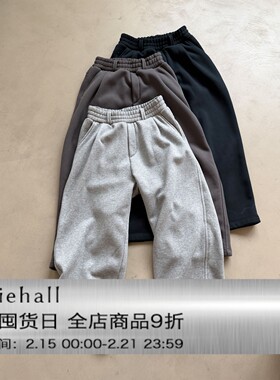 Anniehall25fw 一条过冬 加厚颗粒绒空气感蓬松感西裤版型卫裤