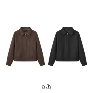 夹克硬挺短夹克秋冬男外套 jacket行政工装 Anniehall24fw work