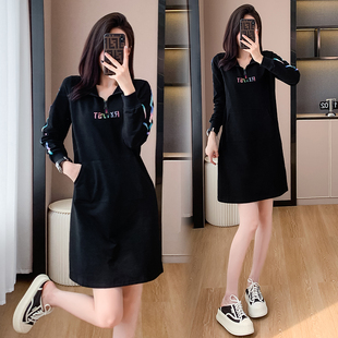 休闲喂奶衣潮妈产后外穿 显瘦时尚 外出哺乳衣大码 减龄连衣裙春秋款