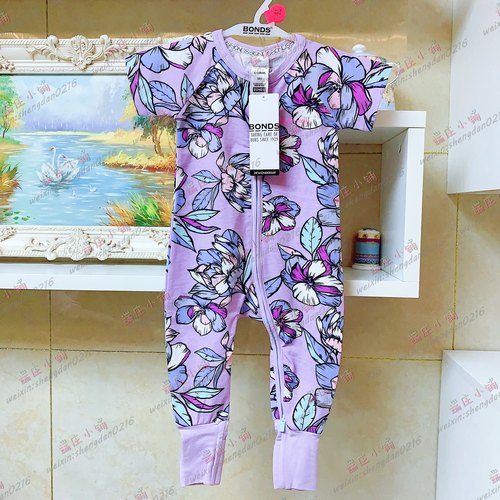 童装澳洲短袖连体爬服国内现货