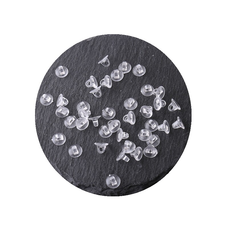 U-SHAPED HAIR ROPE BUCKLE BLACK TRANSPARENT LEATHER BAND BUCKLE HANDMADE DIY HAIR ACCESSORIES HEADWEAR ACCESSORIES HEAD CORD BUCKLE HAIR TIE BUCKLE