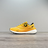 外贸旋转扣跑步男女鞋 全掌碳板双层爆米花减震厚底轻便运动跑步鞋