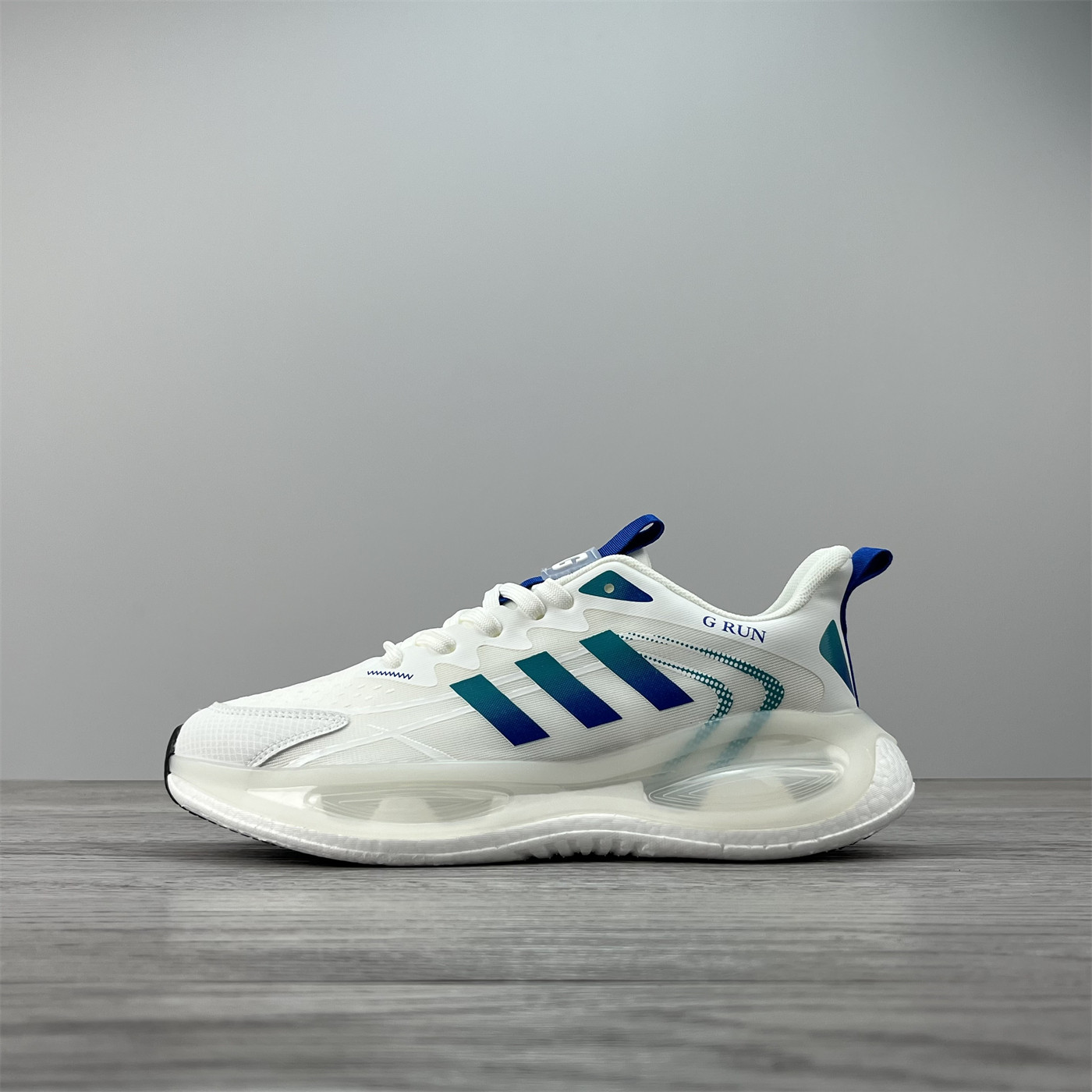 外贸出口男女爆米花软底减震冰丝透气跑步运动鞋百搭轻底休闲鞋