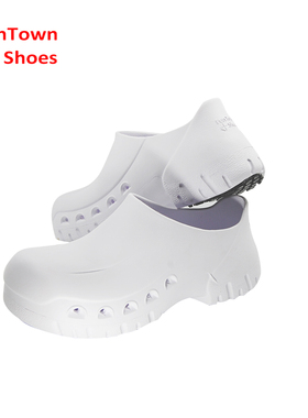 英国FunTownShoes 7100款厨房酒店工作鞋防油耐磨 男女通用厨师鞋