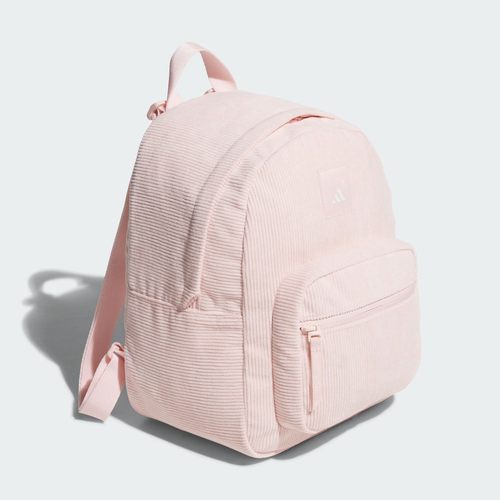 阿迪达斯2025年冬季女子灯芯绒迷你运动双肩背包KT0857 KT0856