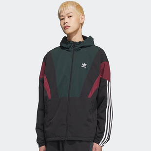adidas阿迪达斯三叶草男子2025年春季运动休闲外套KC3125 3126