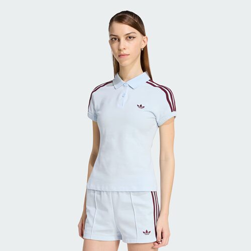 三叶草女子翻领POLO衫短袖KD3697