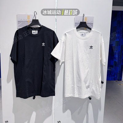 阿迪达斯三叶草男女运动短袖T恤