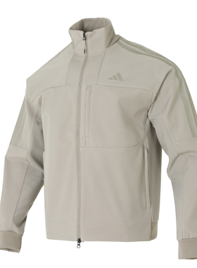 阿迪达斯男子26年春新款户外保暖防风立领夹克外套KR2533 KR0932